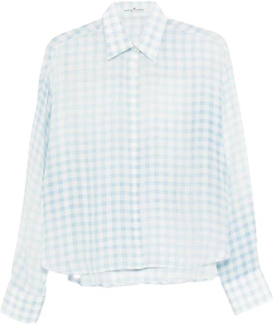 26SS 에르마노 설비노 블라우스 D482K348WCFS4816 LICHTBLUE