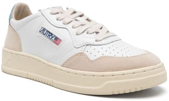 25SS 오트리 메달리스트 로우 레더 스니커즈 AULWLS79 WHITE - AUTRY