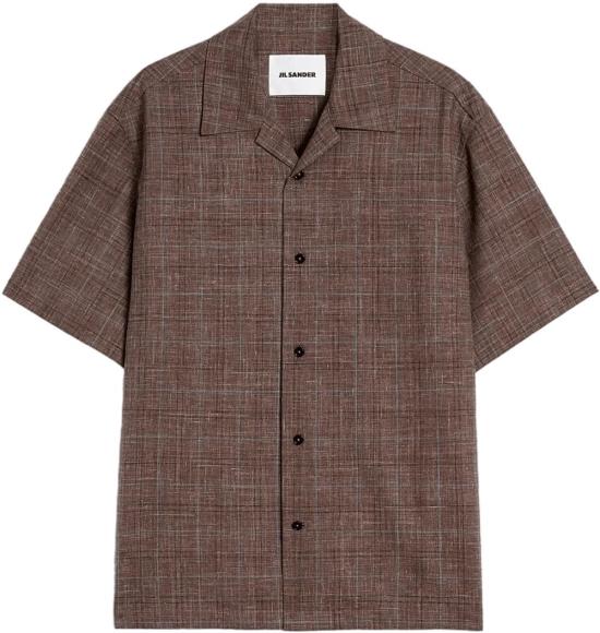 26SS 질샌더 셔츠 J22DL0362J40297912 BROWN
