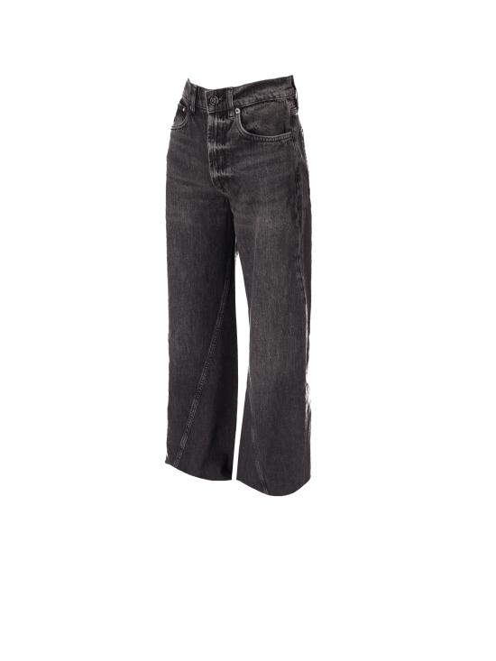 25FW 애니빙 스트레이트 팬츠 A0611246 WBL4 WASHED BLACK - ANINE BING