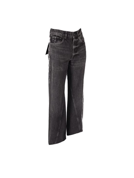 25FW 애니빙 스트레이트 팬츠 A0611246 WBL4 WASHED BLACK - ANINE BING
