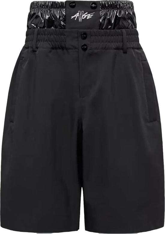 25FW 몽클레어 숏팬츠 MONCLERASAPROCKYSHORTS BLACK