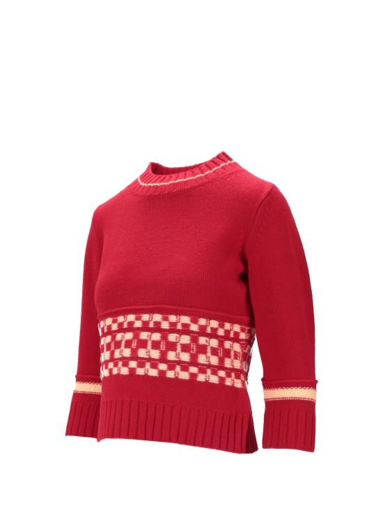 25FW BB WALLACE 스웨터 K17 RILEY RY RED YELLOW - OTHER BRANDS
