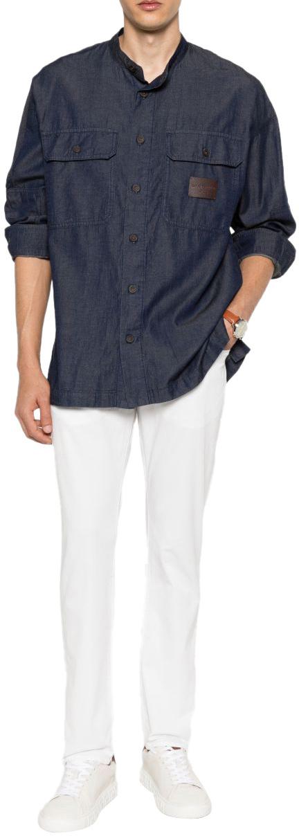 26SS 엠포리오 아르마니 셔츠 EM005495AF25156MB001 NAVY - EMPORIO ARMANI