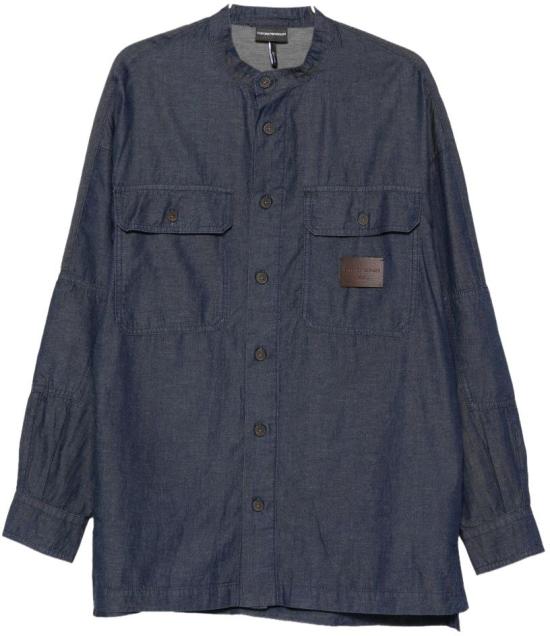 26SS 엠포리오 아르마니 셔츠 EM005495AF25156MB001 NAVY