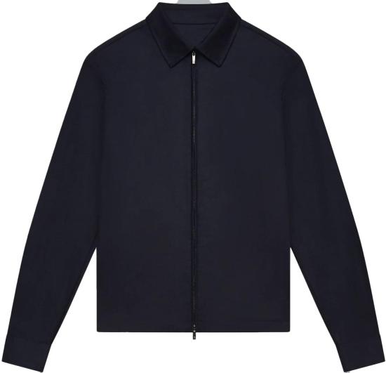 25FW Valenza 긴팔 셔츠 FLANNELSTRETCHOVERSHIRTDARKNAVY