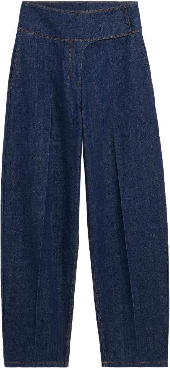 26SS 아미 데님 팬츠 JEANACEINTUREPORTEFEUILLEBALLOONFITINDIGOFTR872DE0122 NAVY