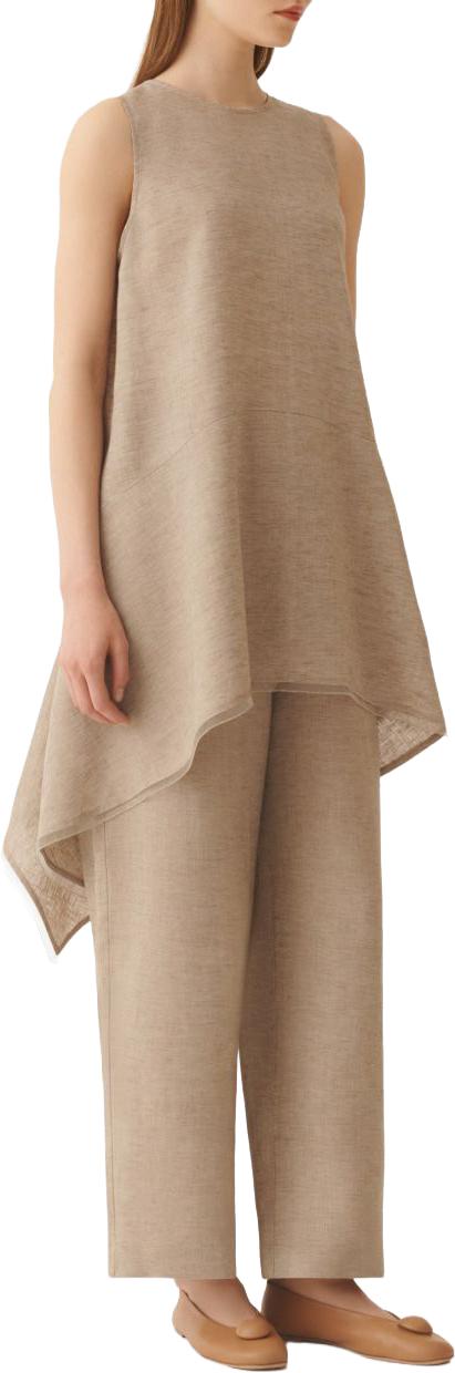 26SS 파비아나 필리피 린넨 원단 탑 TPD276F743M1610161 BEIGE - FABIANA FILIPPI