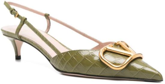 26SS 발렌티노 가라바니 힐/펌프스 WS0Q70LUR03D DONKERGREEN - VALENTINO GARAVANI