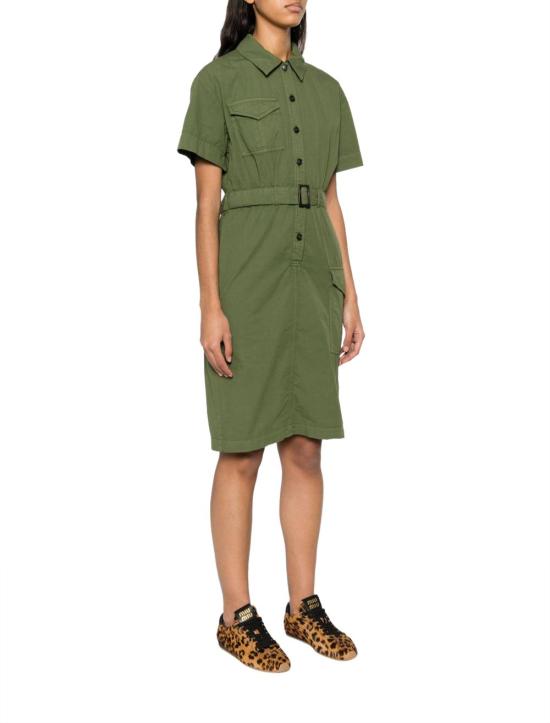 25SS 울리치 미디 원피스 CFWWDR0185FRUT36656641 DONKERGREEN - WOOLRICH