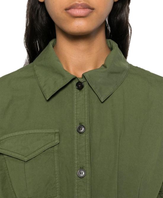 25SS 울리치 미디 원피스 CFWWDR0185FRUT36656641 DONKERGREEN - WOOLRICH