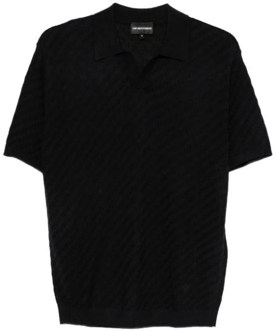26SS 엠포리오 아르마니 폴로 티셔츠 8056643552842 BLACK