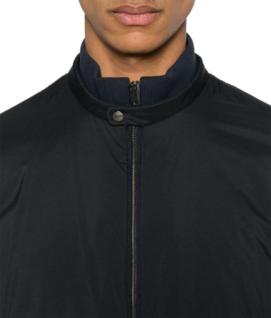 26SS 에르노 에코에이지 하이 카라 봄버 자켓 GI000414U12456Z9200 NAVY - HERNO