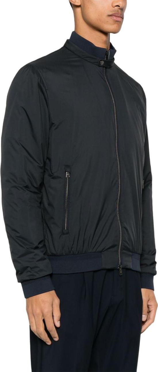 26SS 에르노 에코에이지 하이 카라 봄버 자켓 GI000414U12456Z9200 NAVY - HERNO