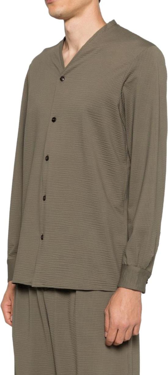 26SS 엠포리오 아르마니 셔츠 EM005464AF22051U6128 DONKERGREEN - EMPORIO ARMANI