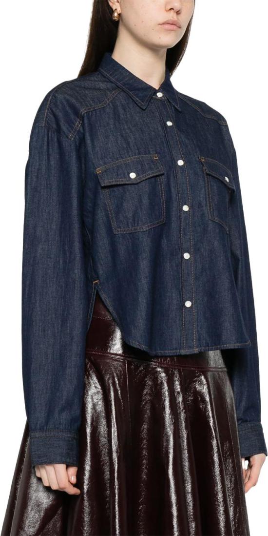 26SS 케이트 블라우스 1184923040040 NAVY - KHAITE