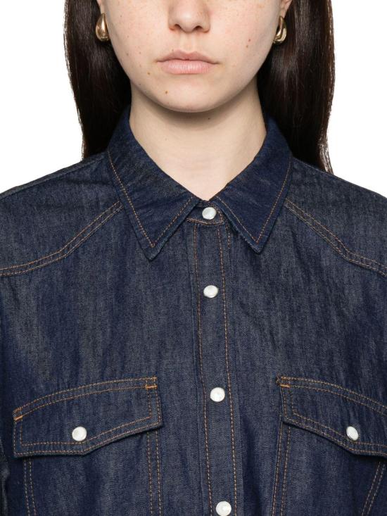 26SS 케이트 블라우스 1184923040040 NAVY - KHAITE