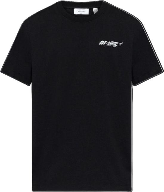 26SS 오프화이트 탑 OFFLOGOSSSLIMTEE44MAA027S26J009001 BLACK