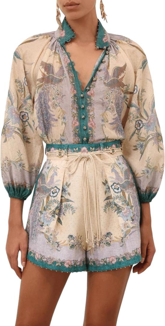 26FW 짐머만 블라우스 INDRABILLOWBLOUSE WHITE - ZIMMERMANN