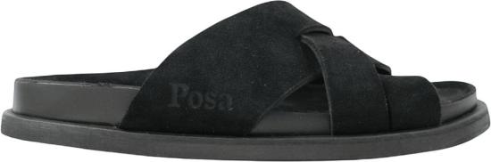 26SS Posa 뮬/슬리퍼 SEASLIDEMISTOSUEDEBLACK