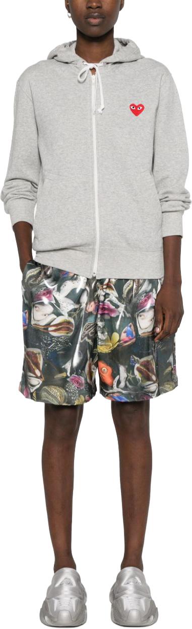 26SS 꼼데가르송 후드 티셔츠 AXT1681 LICHTGREY - COMME DES GARCONS
