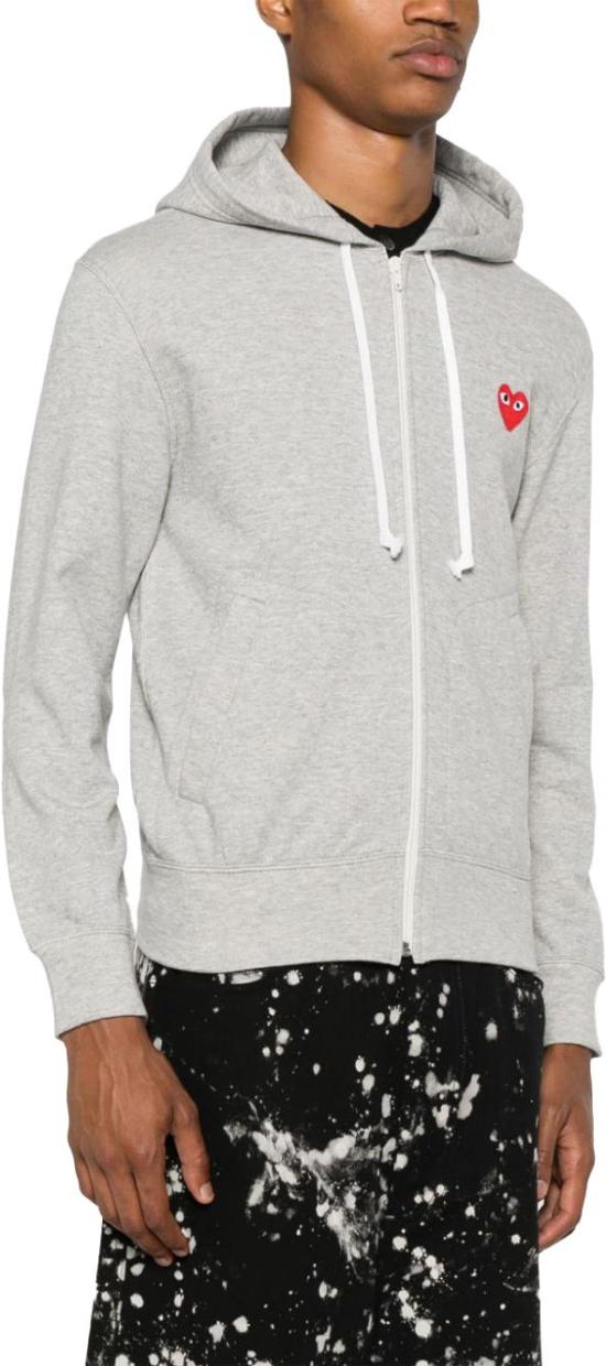 26SS 꼼데가르송 후드 티셔츠 AXT1681 LICHTGREY - COMME DES GARCONS