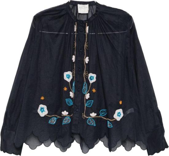 26SS 포르테포르테 블라우스 14851MYSHIRTMIDNIGHT NAVY
