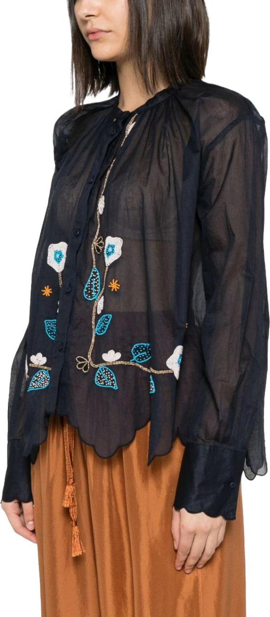 26SS 포르테포르테 블라우스 14851MYSHIRTMIDNIGHT NAVY - FORTE FORTE