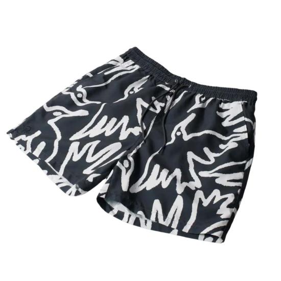  by PARRA 스윔팬츠 파라 버즈 플라이 프리 스윔 쇼츠 블랙 - OTHER BRANDS
