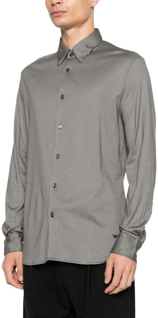 26SS 엠포리오 아르마니 셔츠 EM005446AF24857F1158 GREY - EMPORIO ARMANI