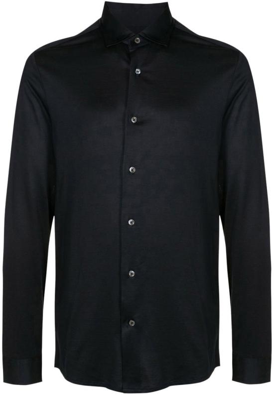 25FW 엠포리오 아르마니 긴팔 셔츠 8N1CG11JUVZ0920 NAVY