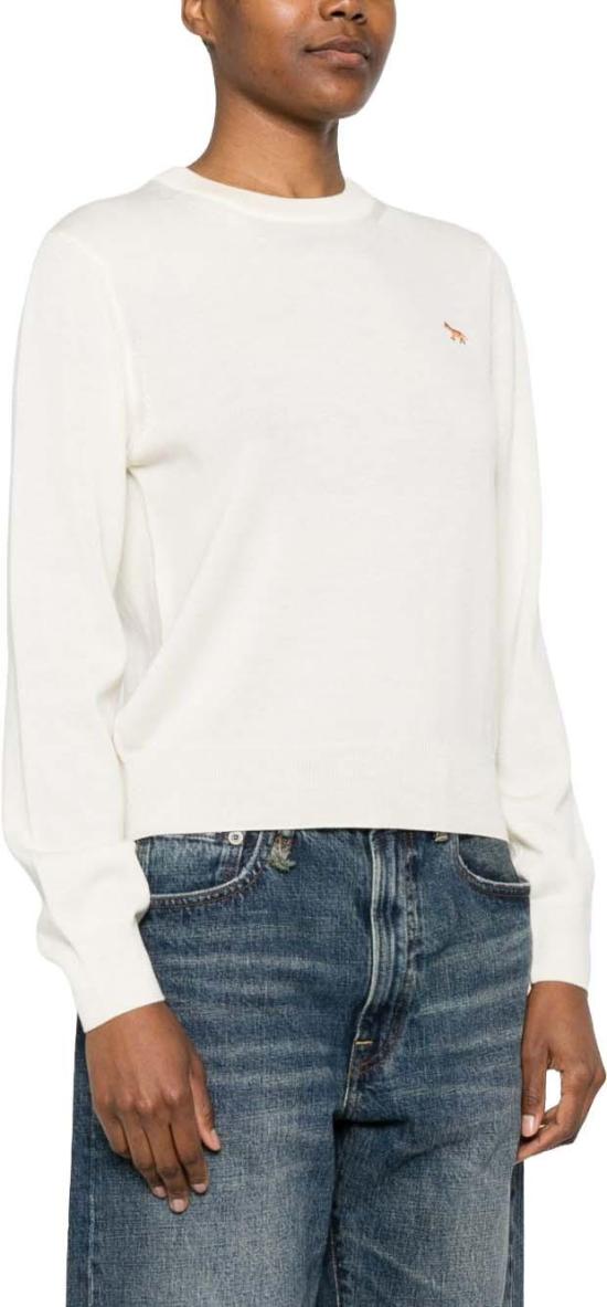 26SS 메종키츠네 니트웨어 3700794719856 WHITE - MAISON KITSUNE
