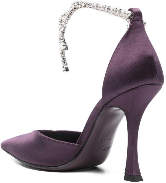 26SS 지미추 힐/펌프스 STEVIE100SATWINTERBLOOM PURPLE - JIMMY CHOO
