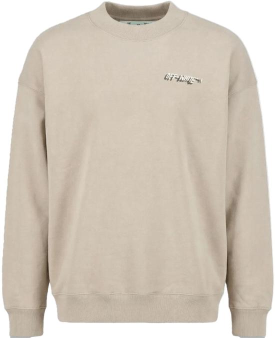 26SS 오프화이트 스웨터 OFFLOGOSKATECREWNECK44MBA054S26F004250 BEIGE