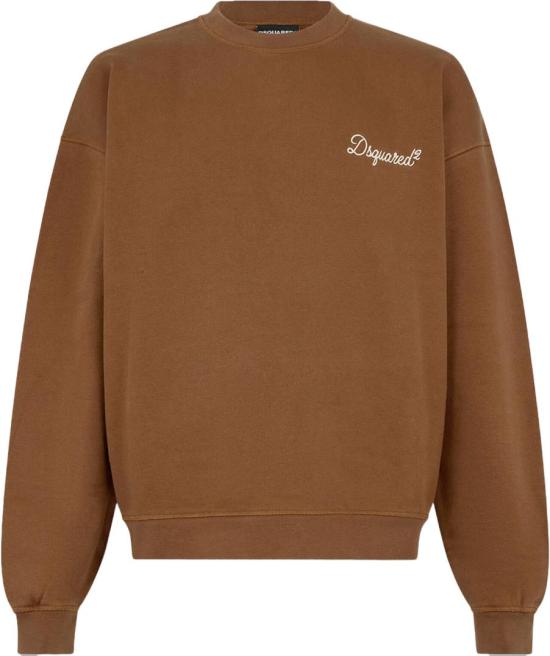 26SS 디스퀘어드2 스웨터 SWEATSHIRTS74GU0930CHOCOLATE BROWN