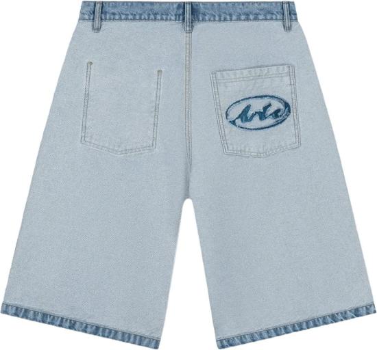 26SS 아르떼 앤트워프 숏팬츠 DENIMINSIDEOUTSHORTSDENIMBLEACH LICHTBLUE