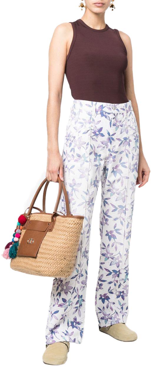  이자벨마랑 NADEGY 스트레이트 팬츠 PA210422E016INADEGE23EC WHITE - ISABEL MARANT