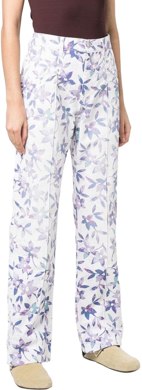  이자벨마랑 NADEGY 스트레이트 팬츠 PA210422E016INADEGE23EC WHITE - ISABEL MARANT