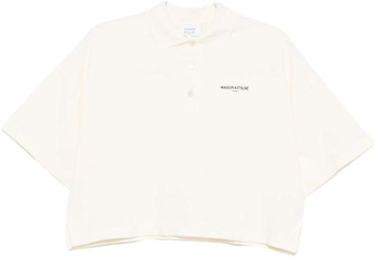 26SS 메종키츠네 폴로 티셔츠 QW00201KP00010063 WHITE