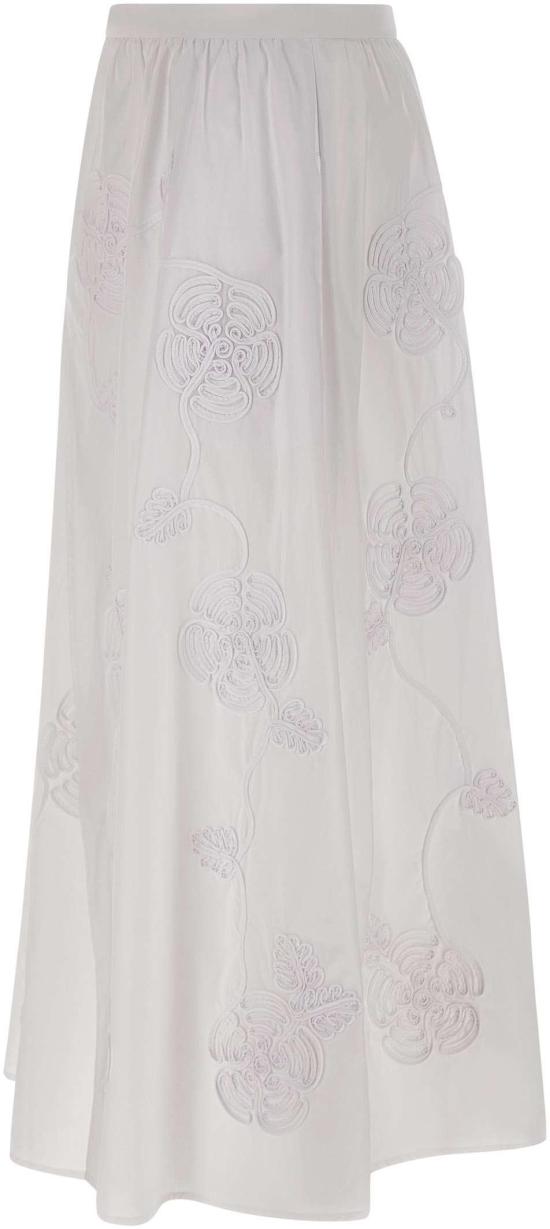 26SS 리우조 롱 스커트 8059524954254 WHITE - LIU JO