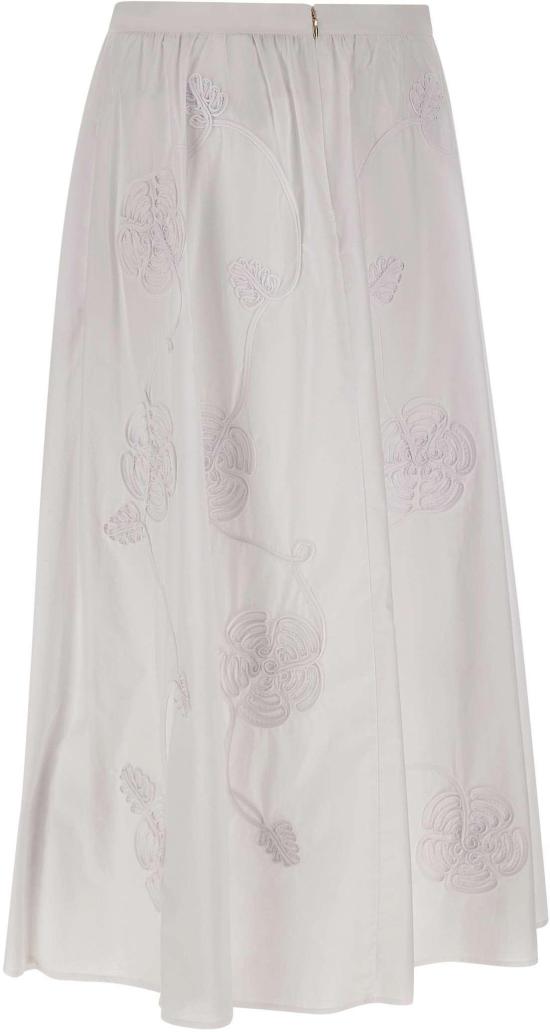 26SS 리우조 롱 스커트 8059524954254 WHITE - LIU JO