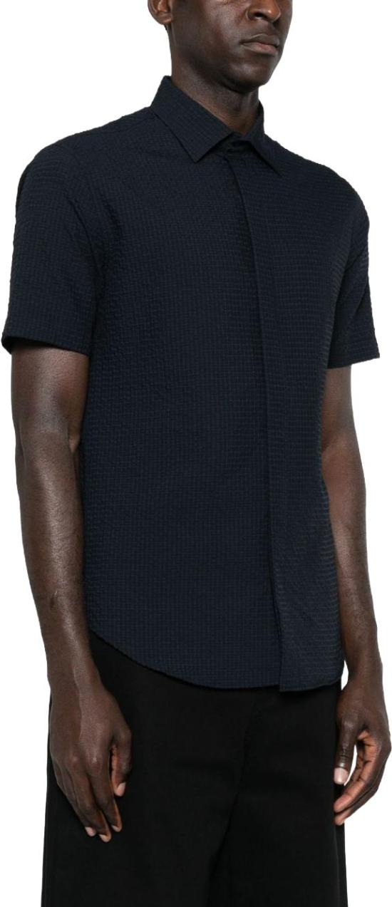 26SS 엠포리오 아르마니 셔츠 EM005655TE20392UB109 NAVY - EMPORIO ARMANI