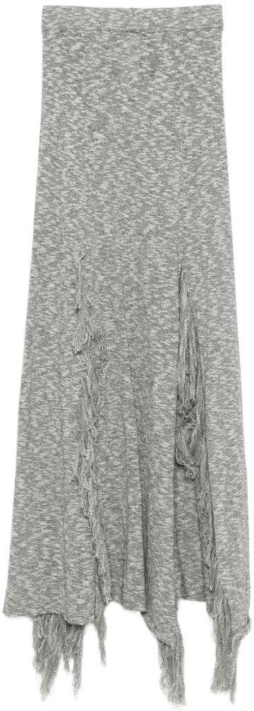 26SS 엠알지 롱 스커트 01519913 GREY - MRZ