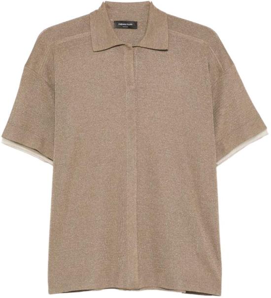 26SS 파비아나 필리피 폴로 티셔츠 MAD276F492M1091275 BEIGE