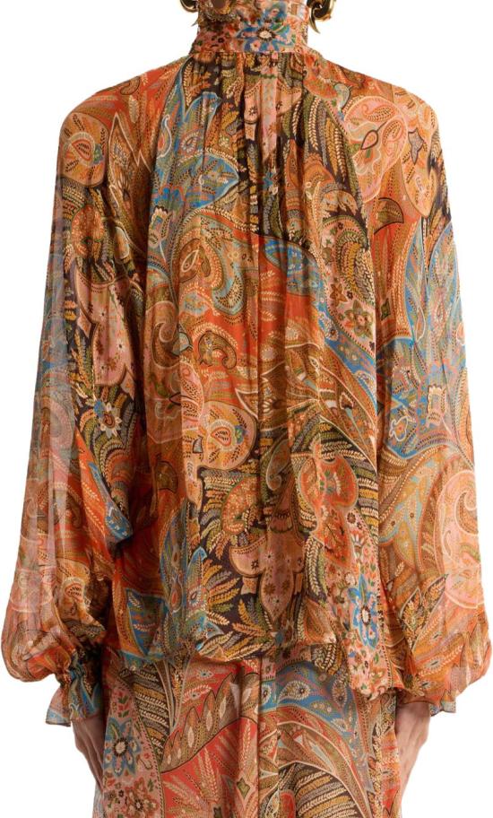 26SS 에트로 블라우스 WRIA0109AKI48X0863 ORANGE - ETRO