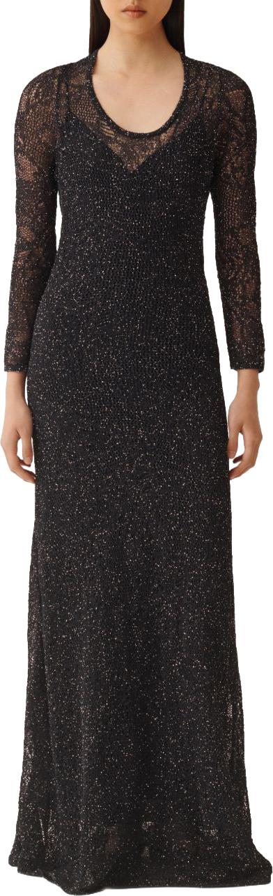 26SS 파비아나 필리피 롱 원피스 ABD276F606D8645146 BLACK - FABIANA FILIPPI
