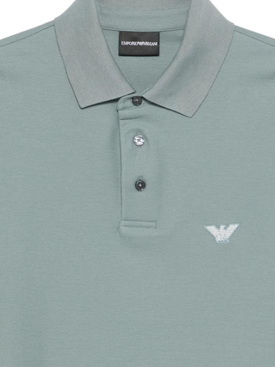 26SS 엠포리오 아르마니 폴로 티셔츠 EM005358AF10497U9170 LICHTBLUE - EMPORIO ARMANI