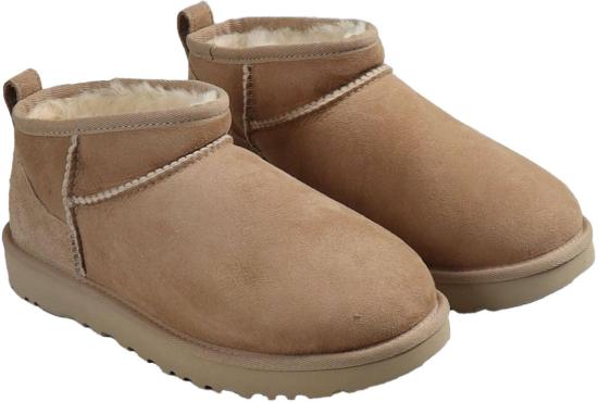 25FW 어그 부츠 CLASSICULTRAMINIANKLEBOOTSLIGHTBEIGE - UGG