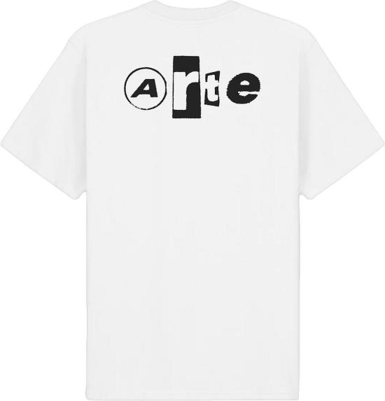 26SS 아르떼 앤트워프 탑 BACKCOLLAGETSHIRTWHITE