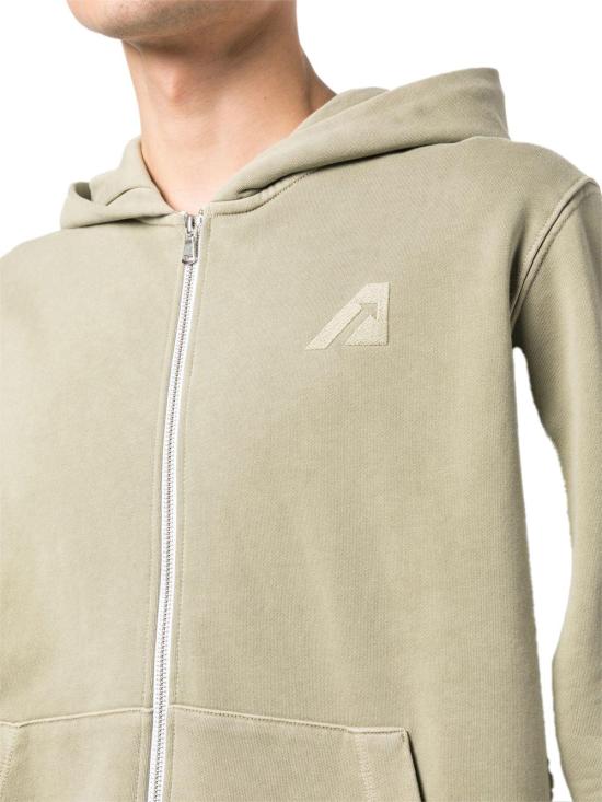 오트리 후드 티셔츠 HOSM2564LGR LIME - AUTRY